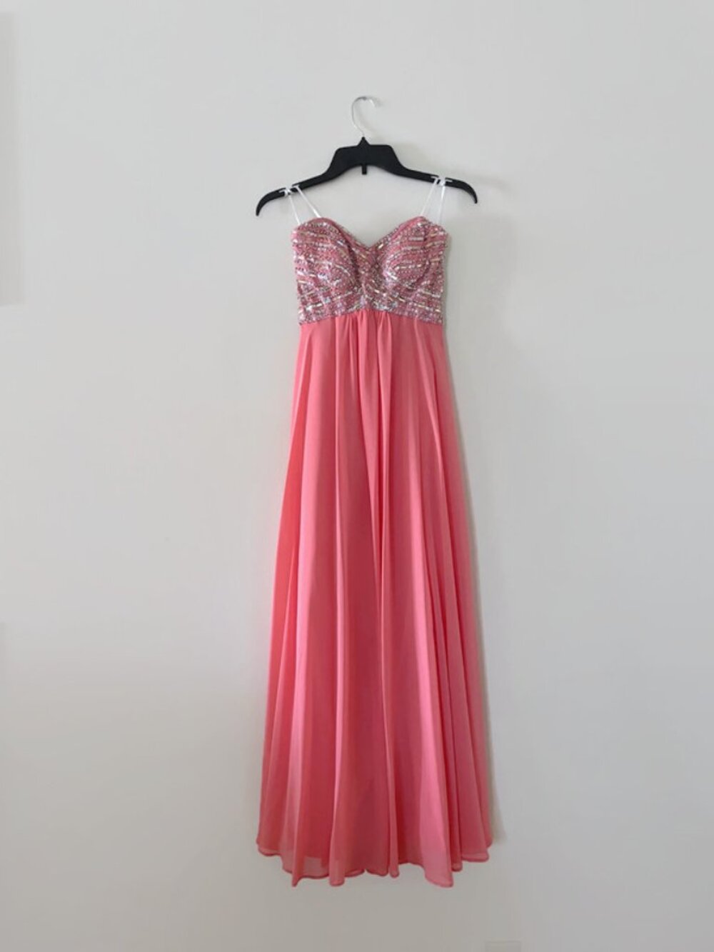 Wedding guest or bridesmaid dress, Prom dress with beaded top